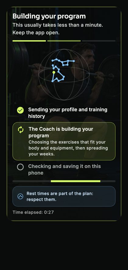 UNBOWD — The Coach builds your program